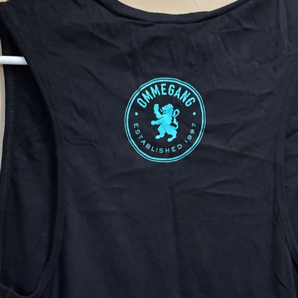 Ommegang Brewery Black Neon Rainbows Tank Top - Picture 4 of 4